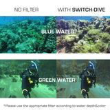 Switch Dive Professional Switchable Lens Filter Set (Full Dive Water Depth Coverage)