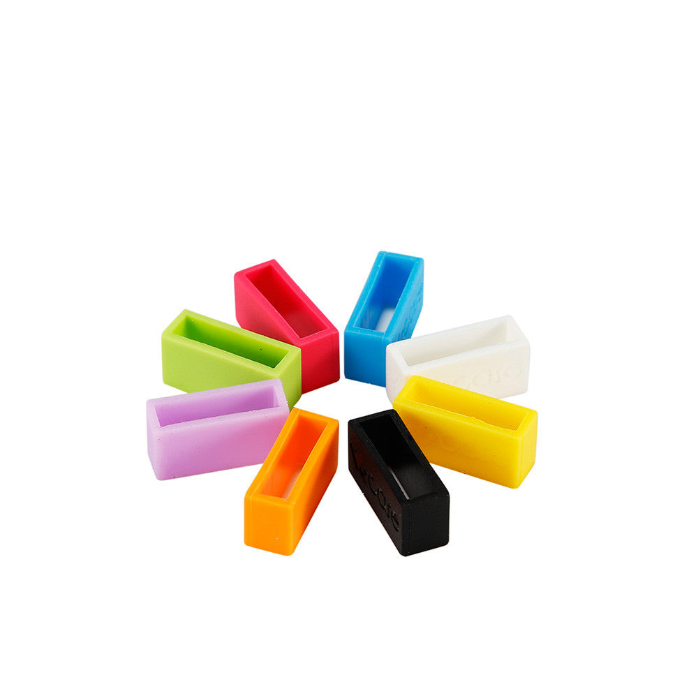 Fastener Ring Fitbit Band Loop BYOB™ Silver Stacking Rings • Apple