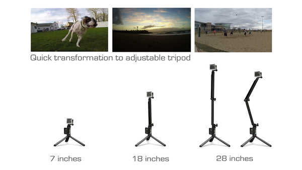 Omnipole: 3 in 1 Multi-functional Extension Pole