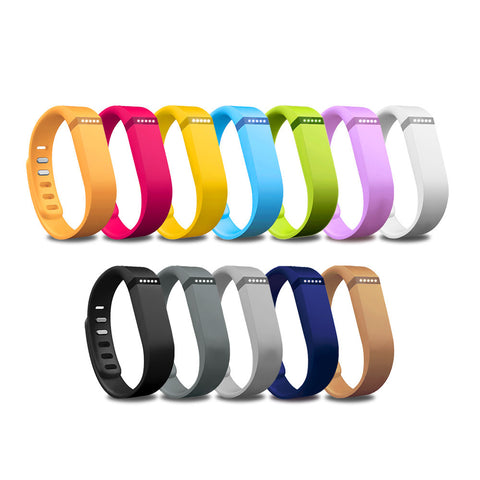 Accessory Wristband with Clasp for Fitbit Flex Activity and Sleep Tracker (Multiple Colors)