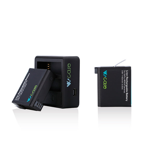 Dual Battery Charger and Battery Pack for GoPro HERO4