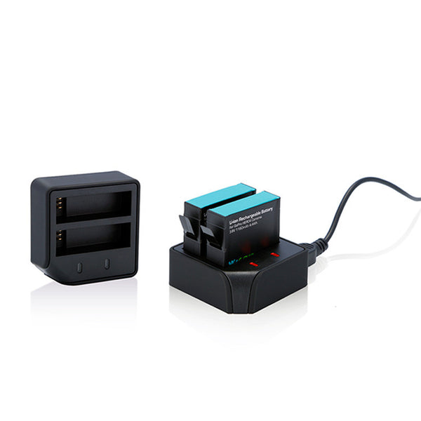 Dual Battery Charger and Battery Pack for GoPro HERO4